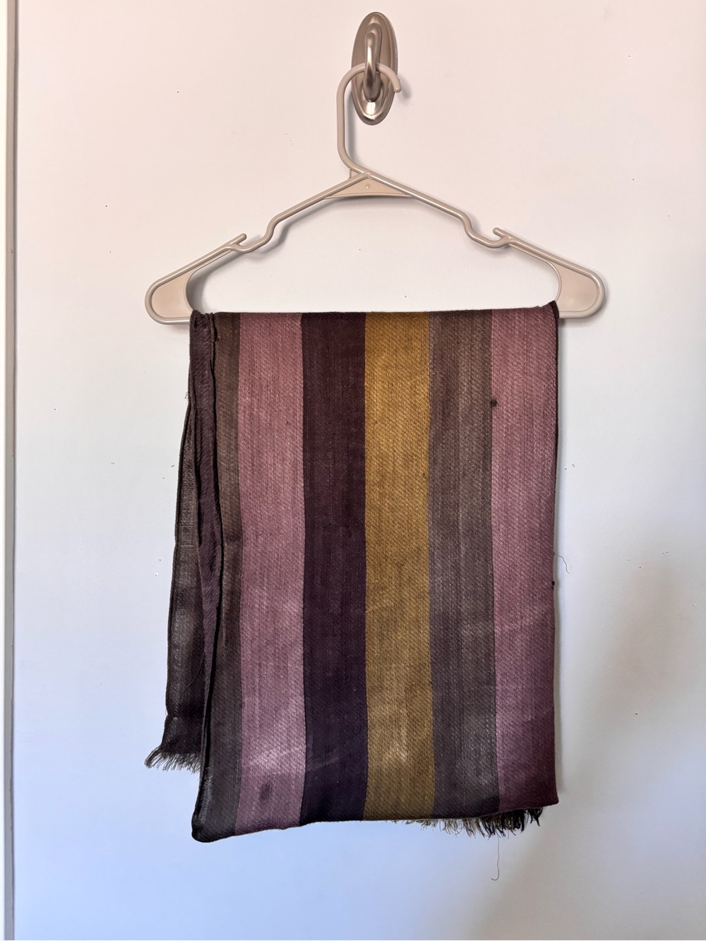 Urban Outfitters Striped Scarf in Pink, Purple & Gold Tones